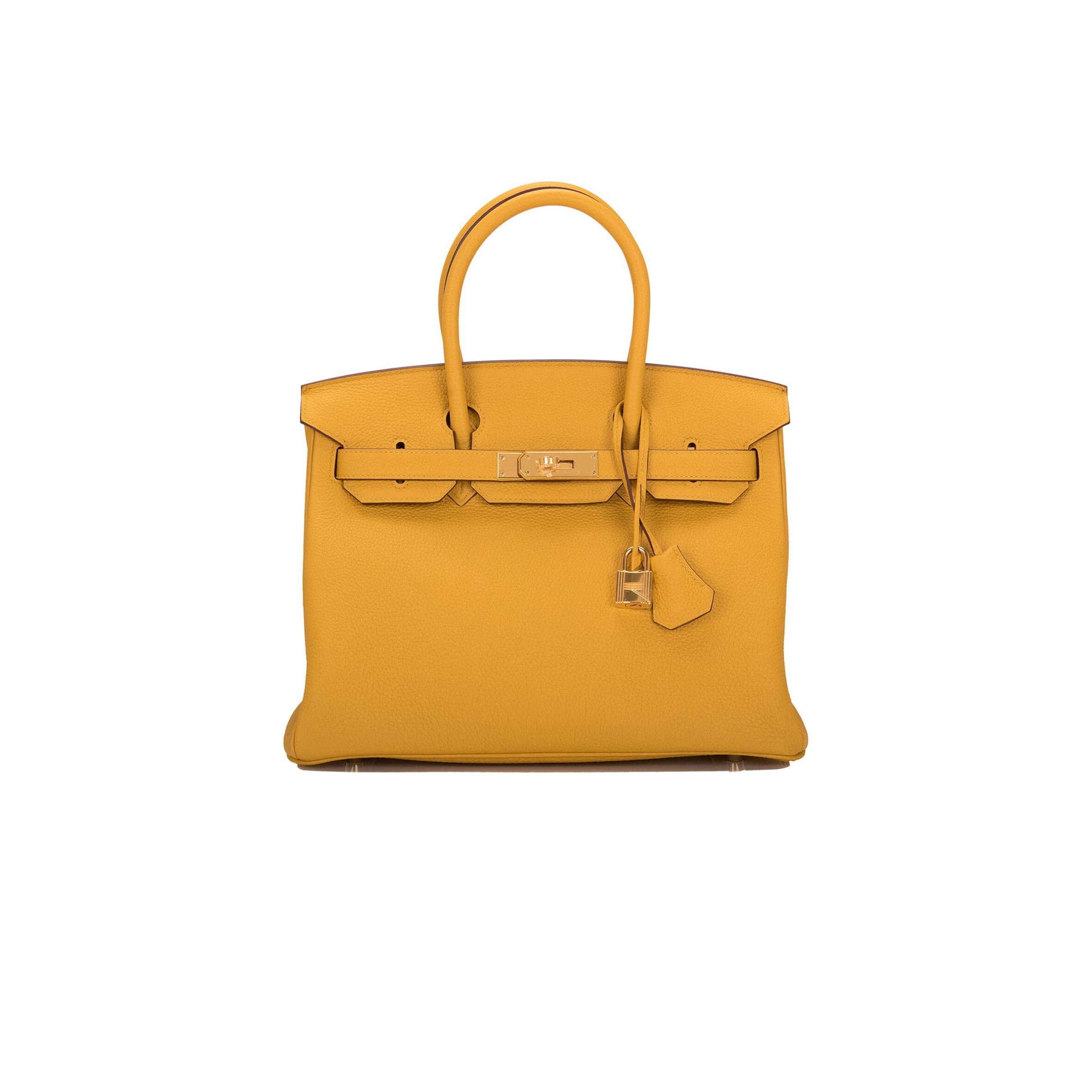 H**me5 JAUNE AMBRE TOGO BIRKIN 30 GOLD HARDWARE 265380 (30*22*16cm) Master Quality